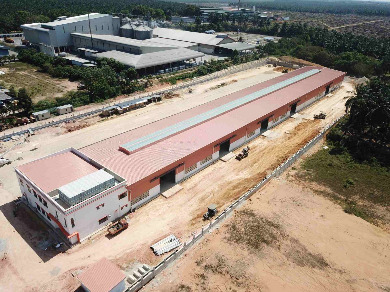 Wakaba Manufacturing site, side view